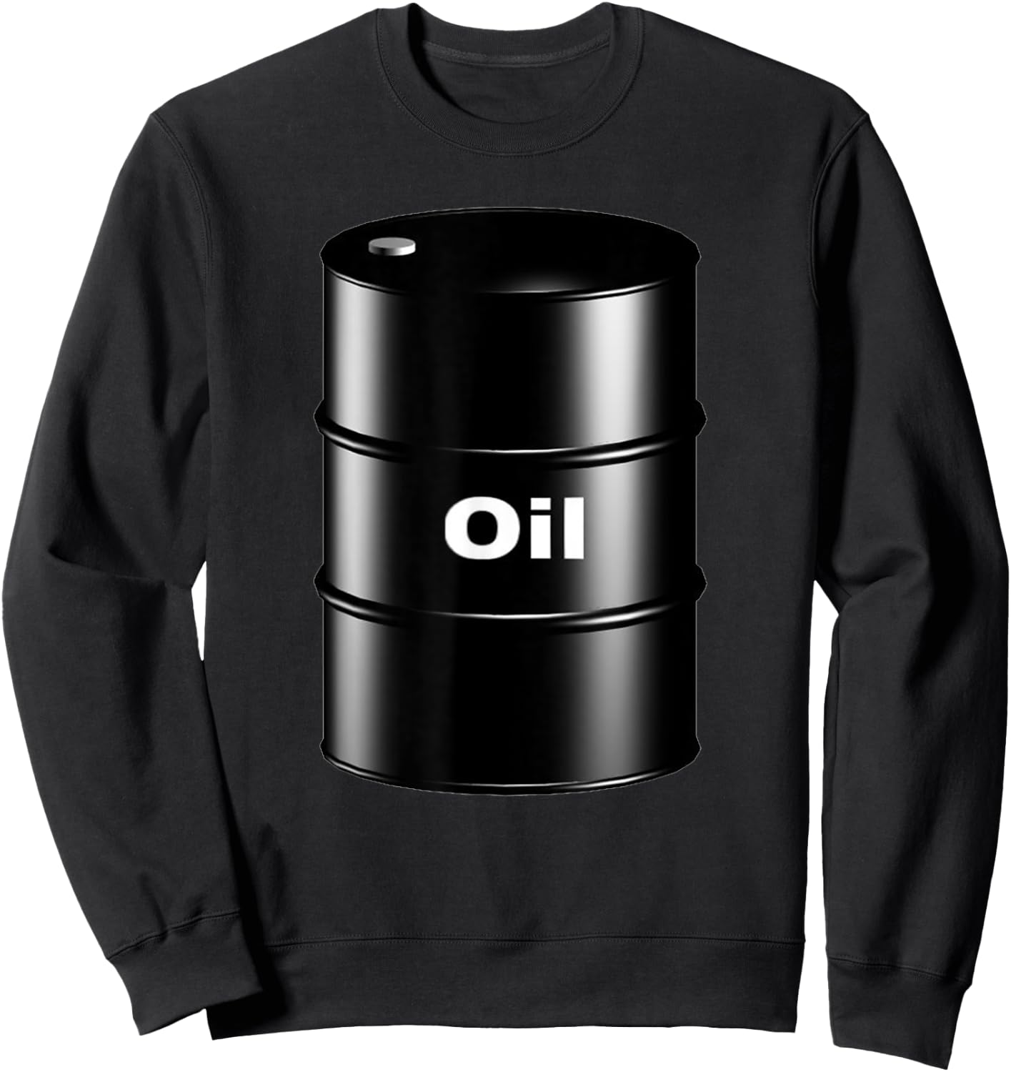 Large Barrel of Crude Oil Sweatshirt - Sweatshirt | Black