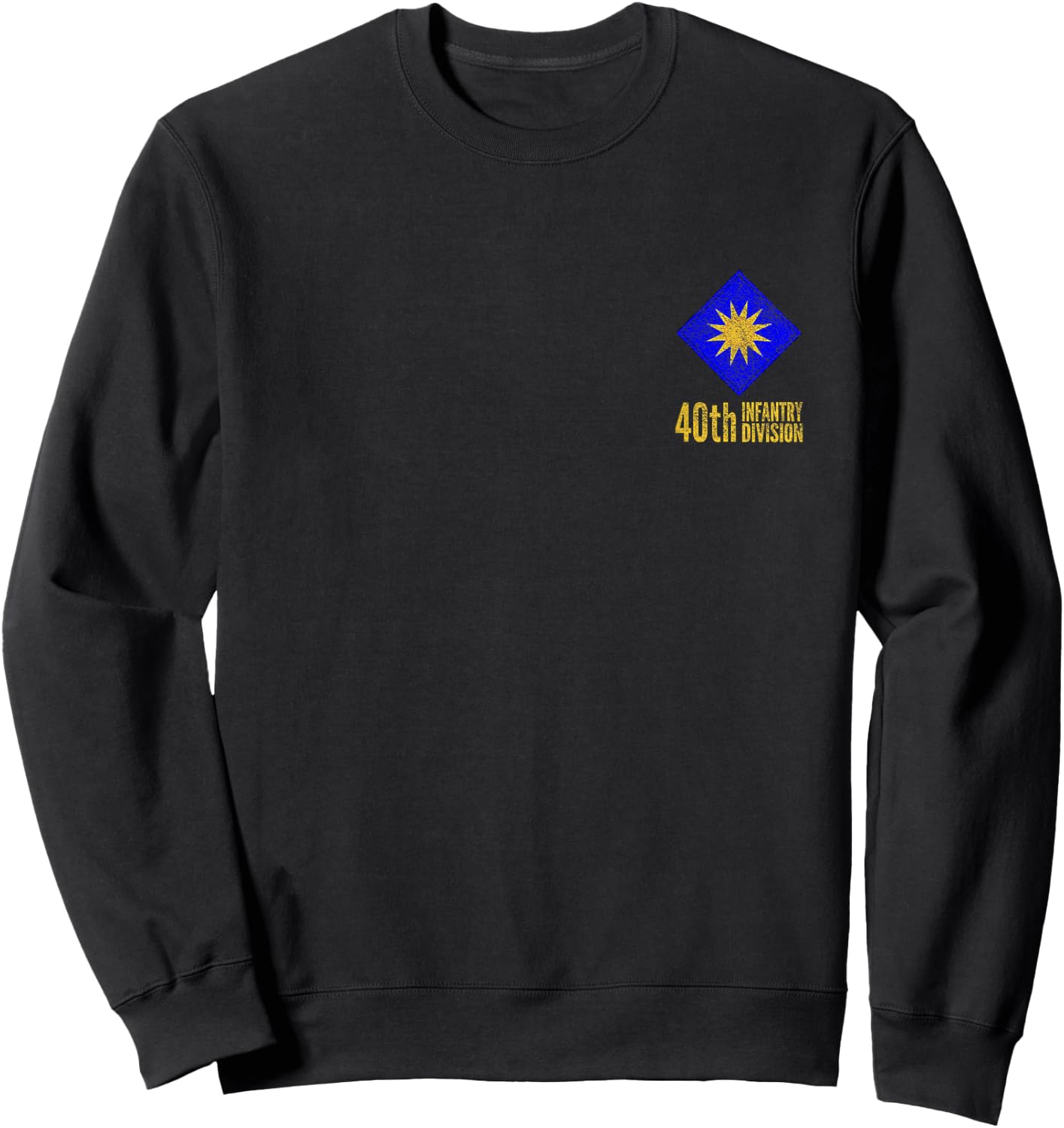 40th Infantry Division Army Sweatshirt - Sweatshirt | Black