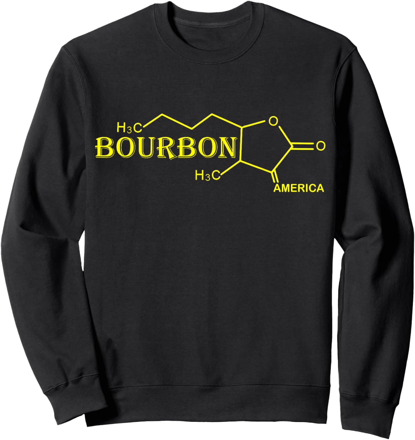 Bourbon America Chemistry Science Future Chemist Mom Sweatshirt - Sweatshirt | Black