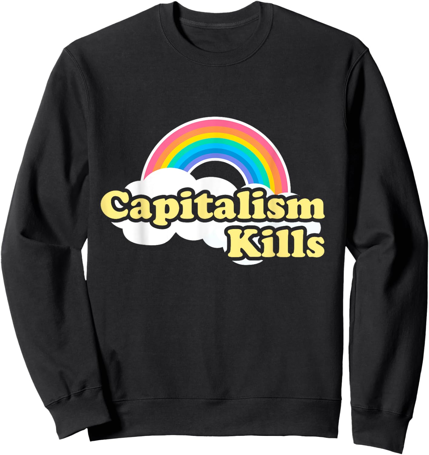 Kidcore Capitalism Kills Sweatshirt - Sweatshirt | Black