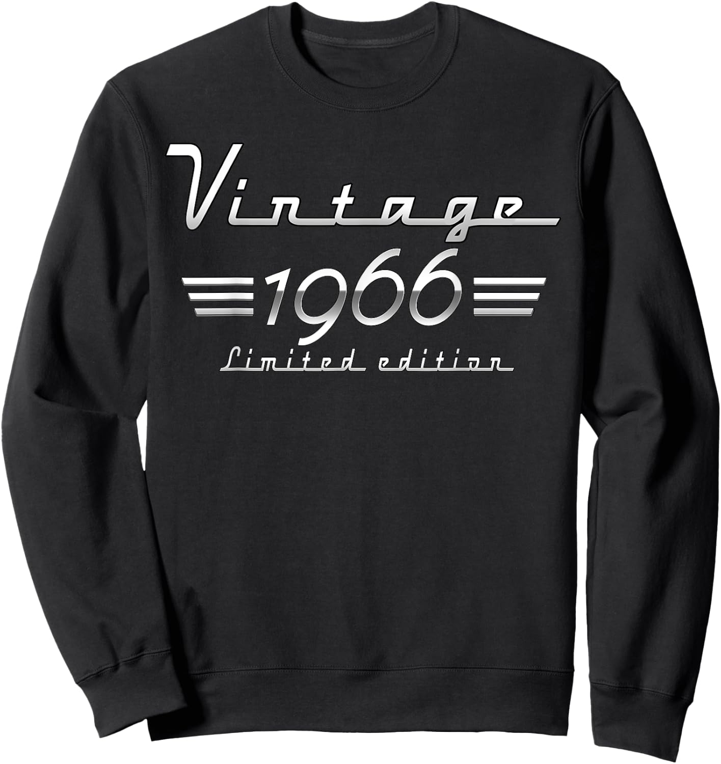 59 Year Old Gift Vintage Classic 1966 Limited 59th Birthday Sweatshirt - Sweatshirt | Black