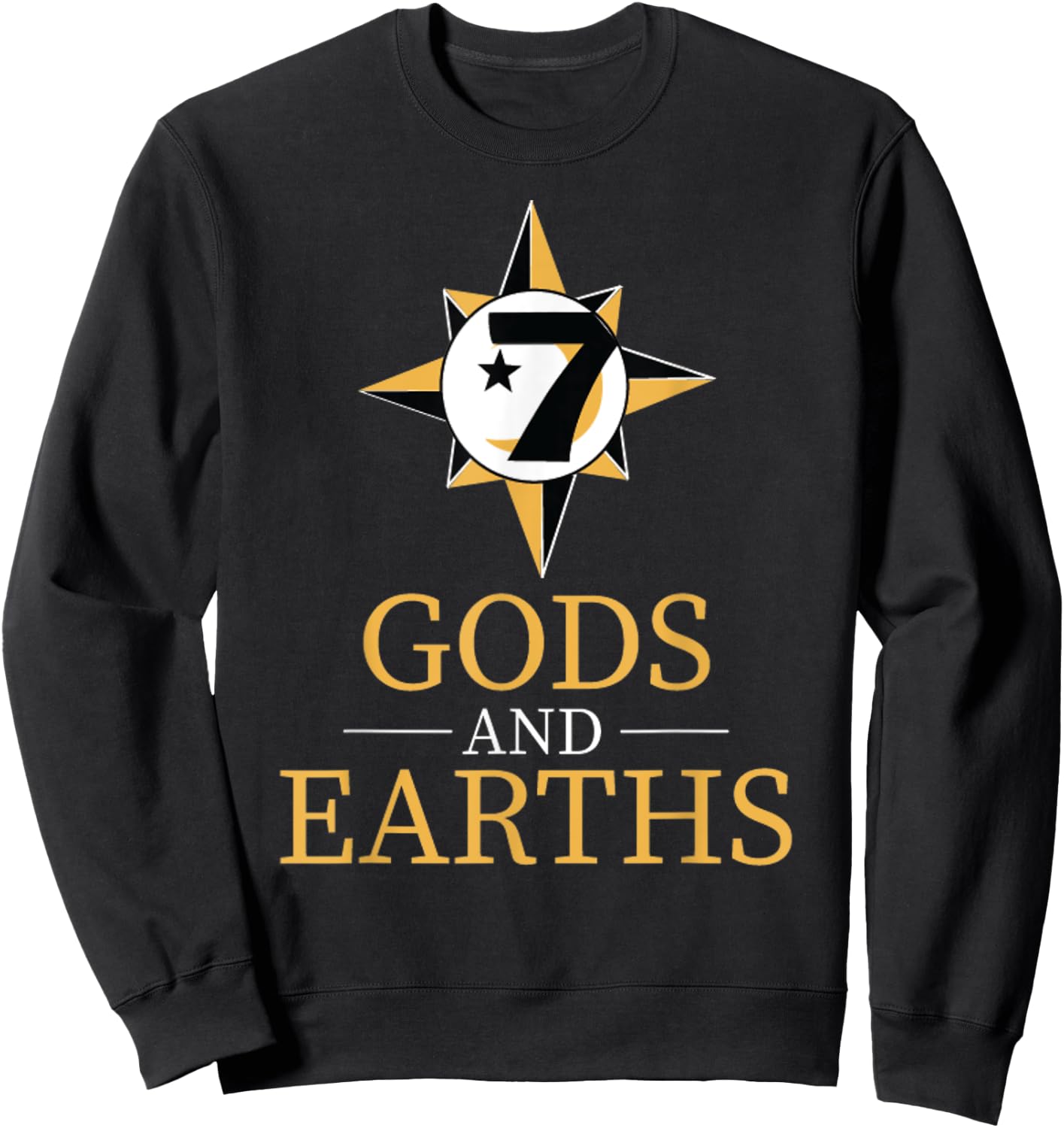 Gods and Earths Five Percent Nation Five Percenter Sweatshirt - Sweatshirt | Black