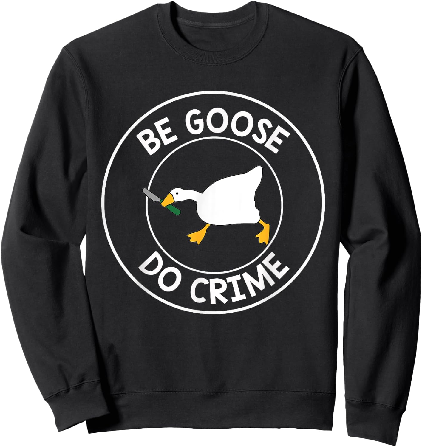 Love Goose Gamers Untitled Outfits Funny B-day Party For Fan Sweatshirt - Sweatshirt | Black
