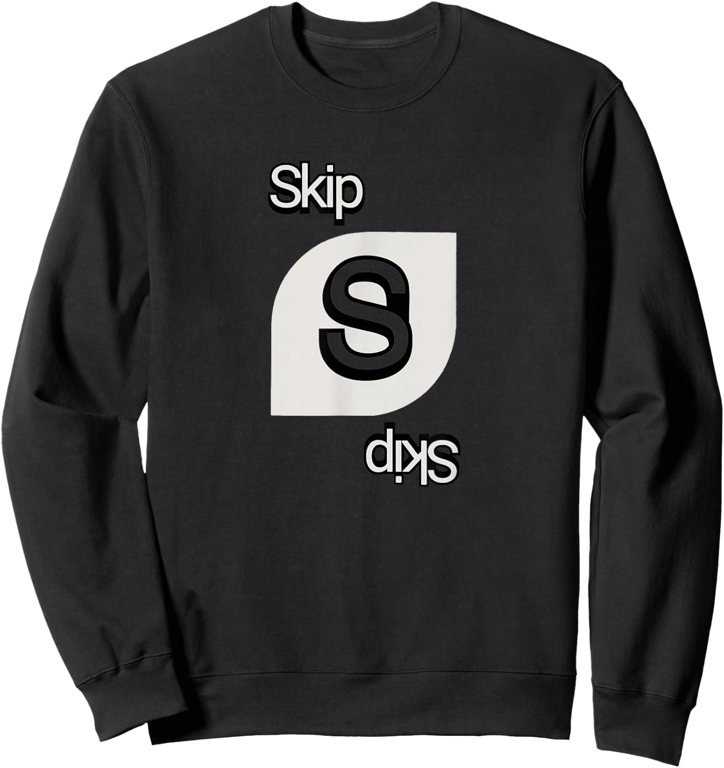 UNO - Skip Card Sweatshirt - Sweatshirt | Black