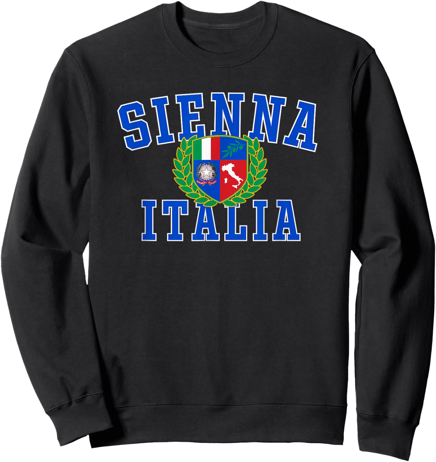 Sienna Italy Crest Sweatshirt - Sweatshirt | Black