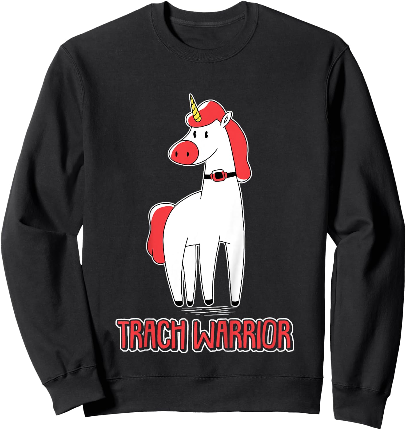 Trach Warrior Tracheostomy Awareness Sweatshirt - Sweatshirt | Black