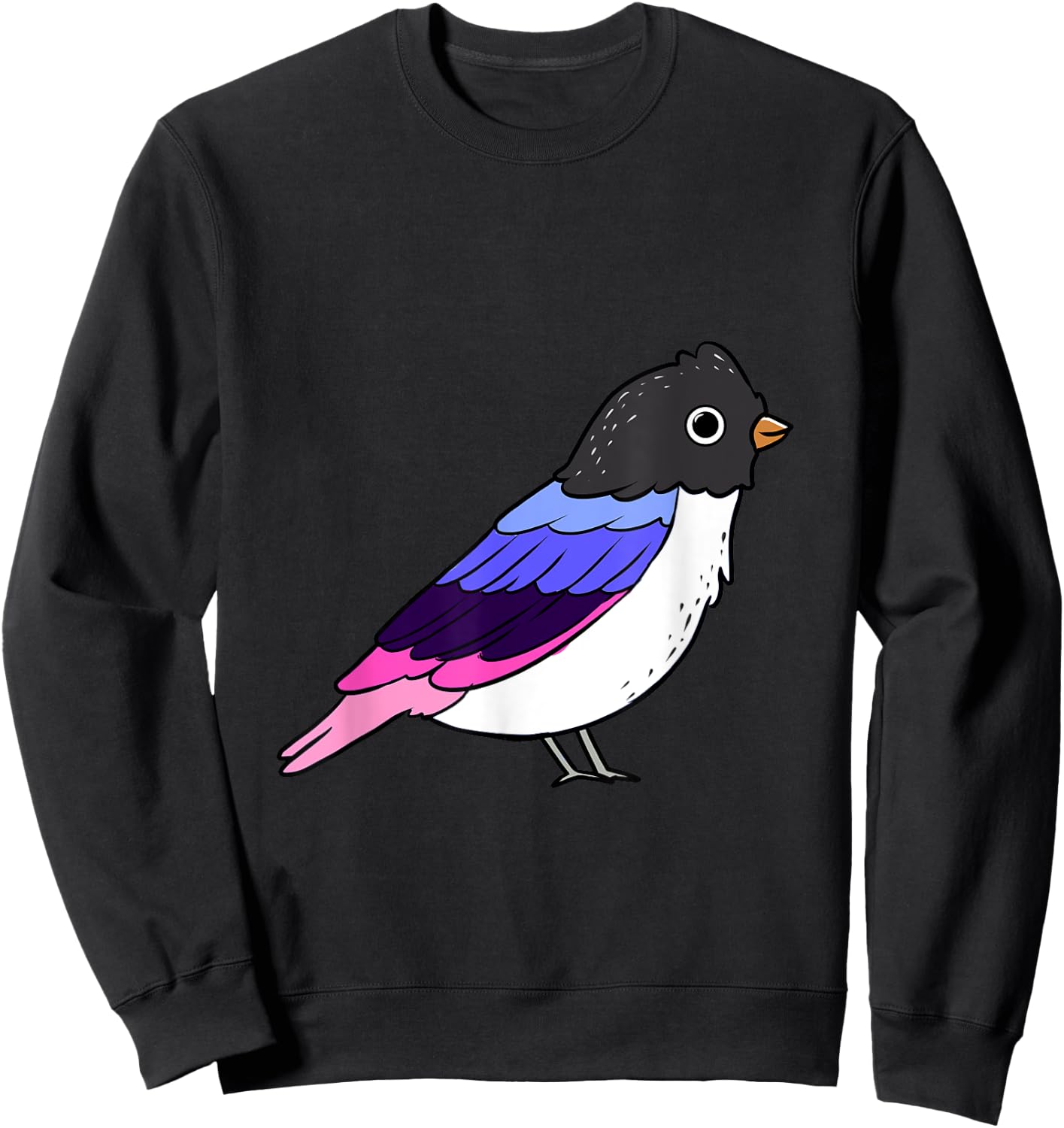 Omnisexual Bird Omnisexual Pride Sweatshirt - Sweatshirt | Black