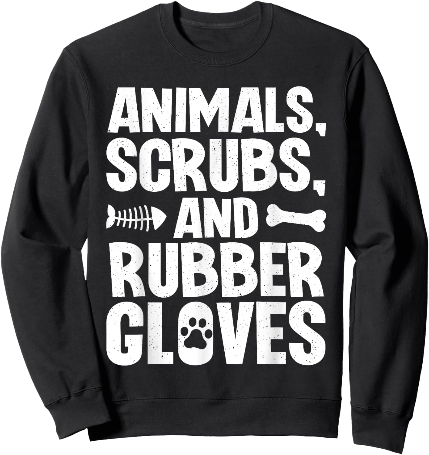 Cool Veterinary Medicine Art For Veterinarian Assistant Vet Sweatshirt - Sweatshirt | Black