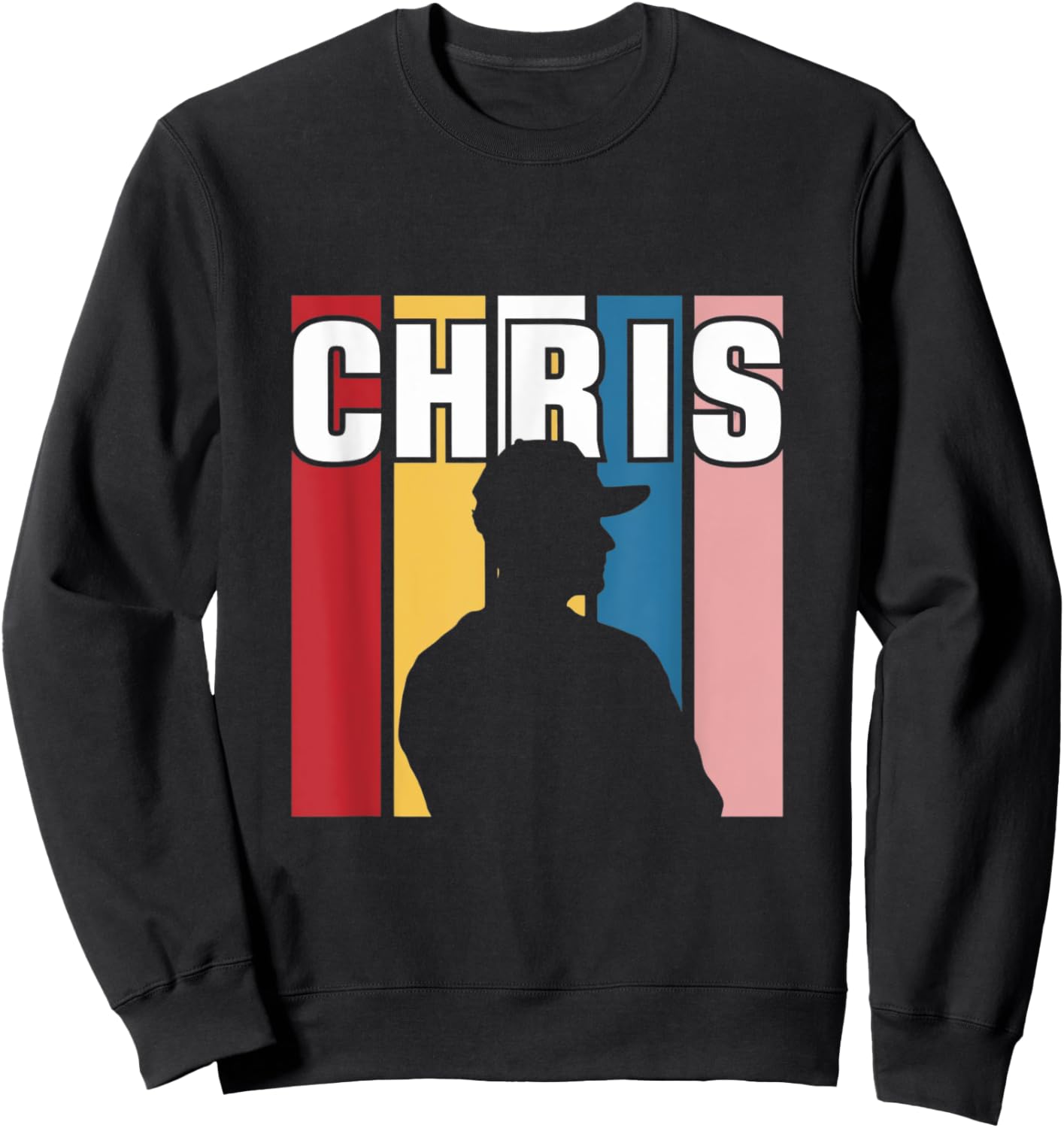 Chris 2024 Chris 11 11 Personalized First Name Sweatshirt - Sweatshirt | Black