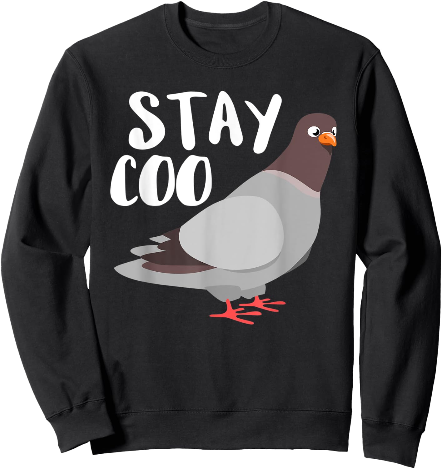 Stay Coo Pigeon Breeder Pigeon Racing Gift Sweatshirt - Sweatshirt | Black