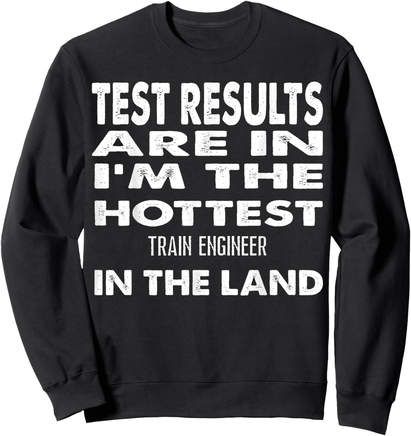 The Hottest Train Engineer In the Land Funny Gift Sweatshirt - Sweatshirt | Black