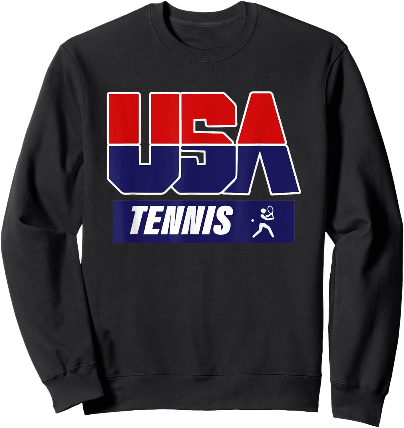 Tennis 2021 USA Team Sweatshirt - Sweatshirt | Black