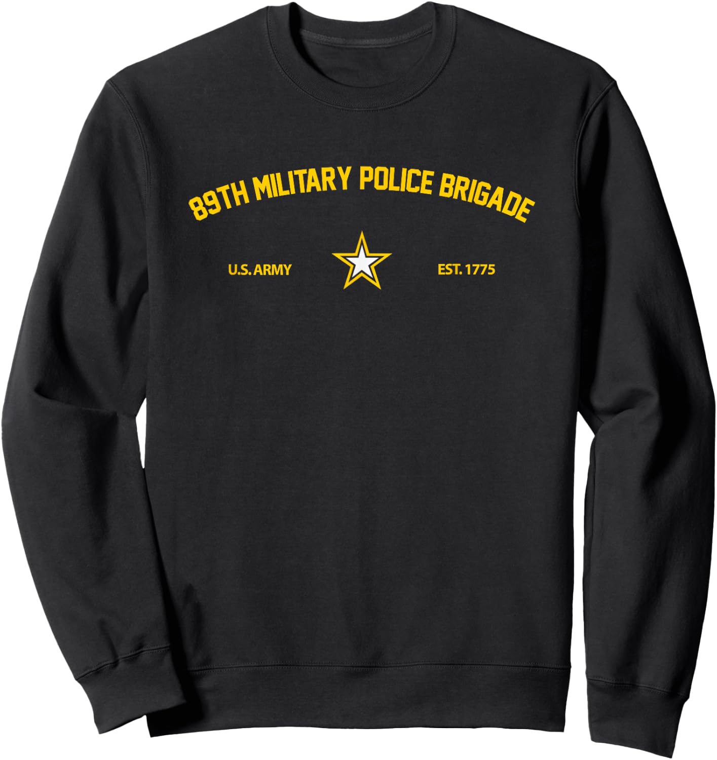 US Army 89th Military Police Brigade Sweatshirt - Sweatshirt | Black