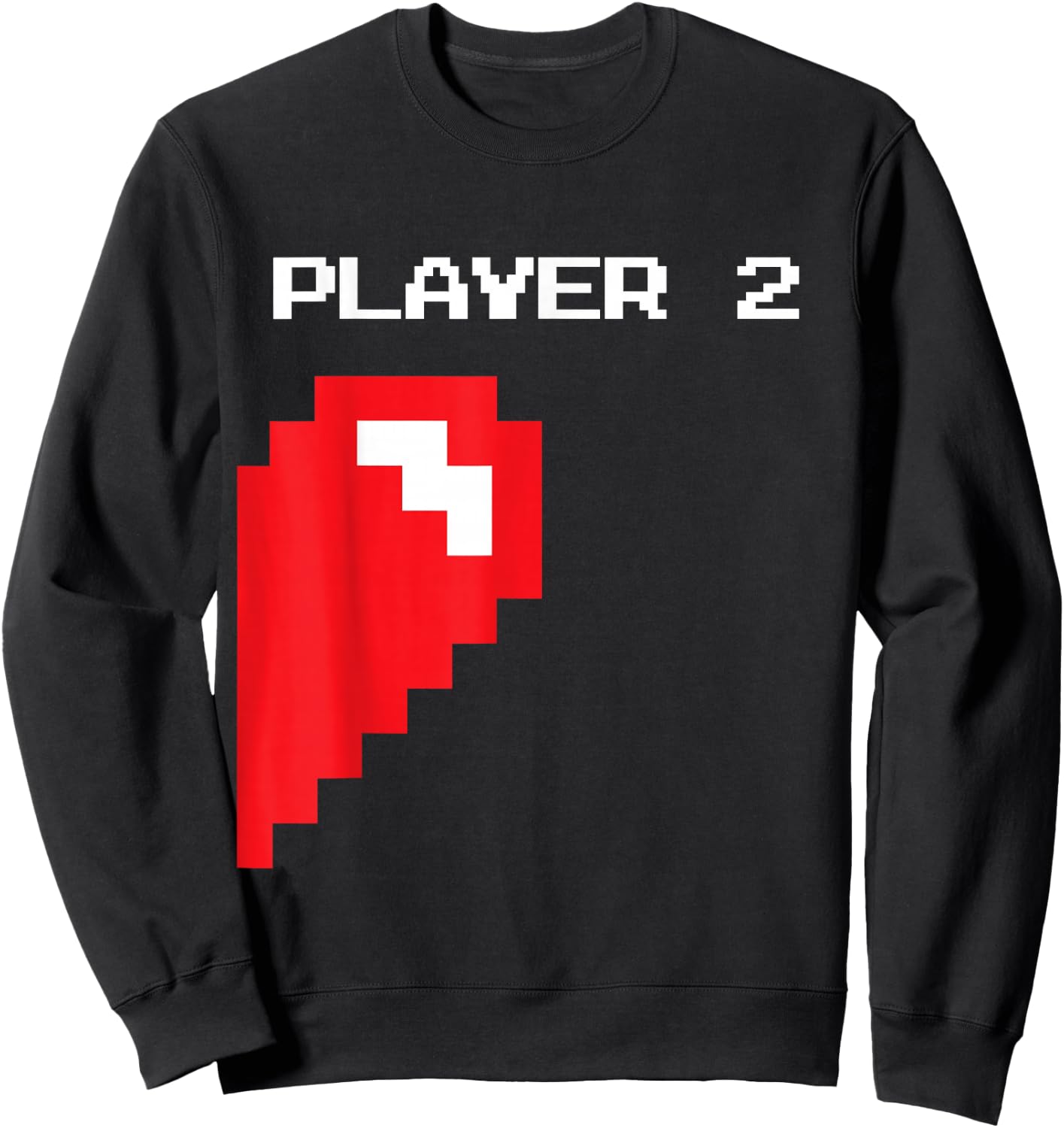 Matching Gamer Couple Valentine's Gift - Player 1 Player 2 Sweatshirt - Sweatshirt | Black