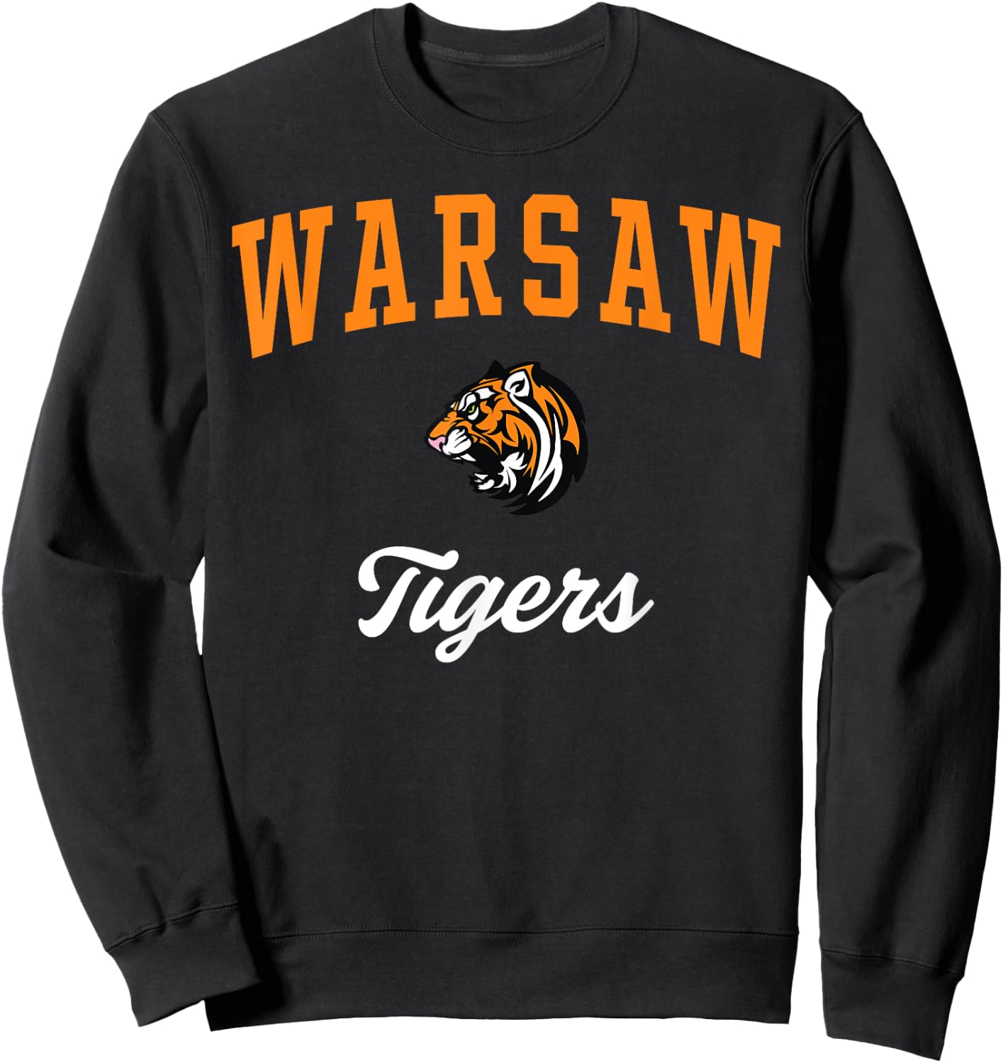 Warsaw High School Tigers Sweatshirt - Sweatshirt | Black