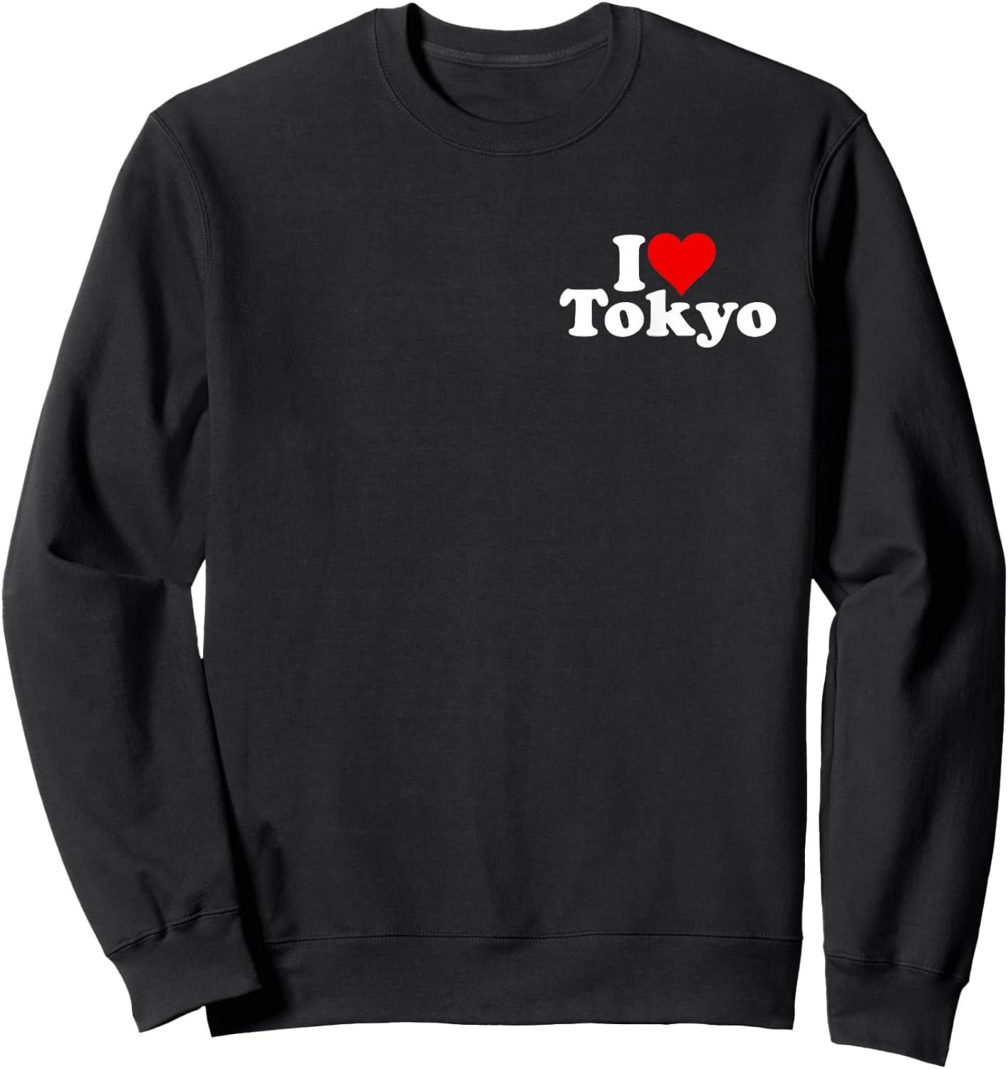 I Love Heart Tokyo Japan Sweatshirt - Sweatshirt | Black