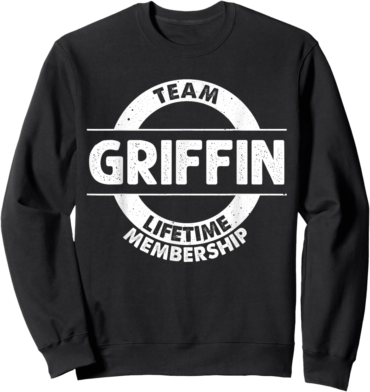 GRIFFIN Gift Funny Surname Family Tree Birthday Reunion Idea Sweatshirt - Sweatshirt | Black