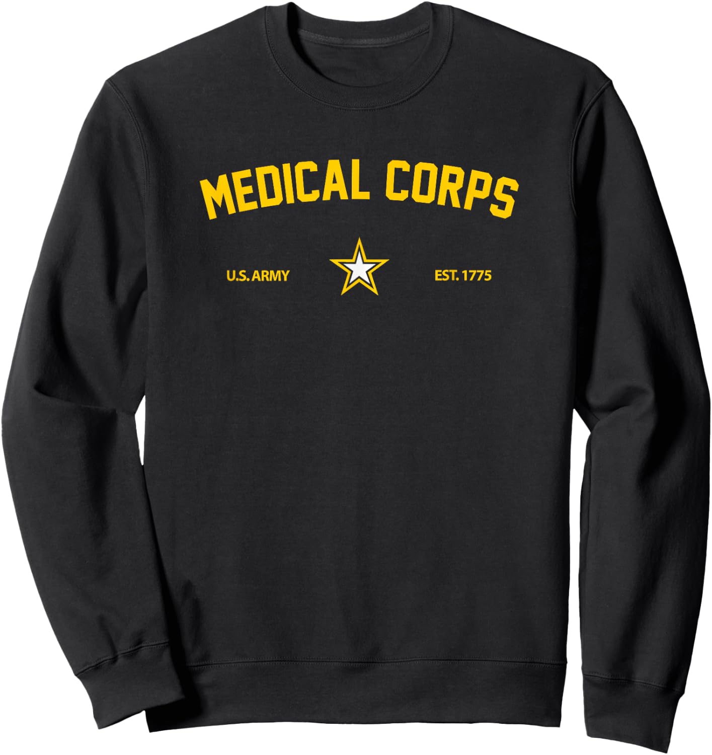 US Army Medical Corps Sweatshirt - Sweatshirt | Black