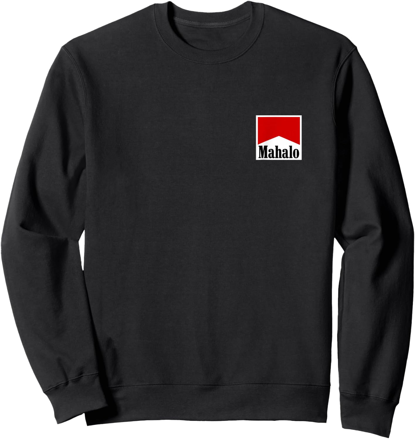 Mahalo box logo Sweatshirt - Sweatshirt | Black