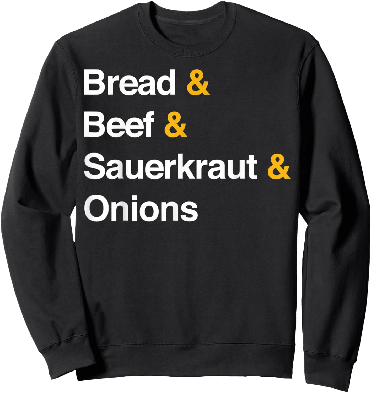 Ingredient List Nebraska Sandwich Runza Sweatshirt - Sweatshirt | Black