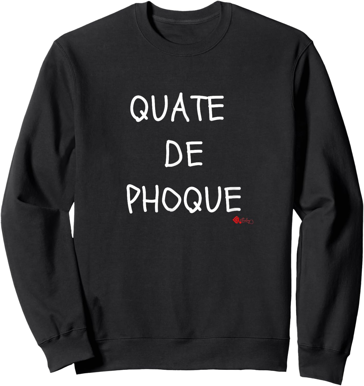 WTF : Quate Da Phoque Sweatshirt - Sweatshirt | Black