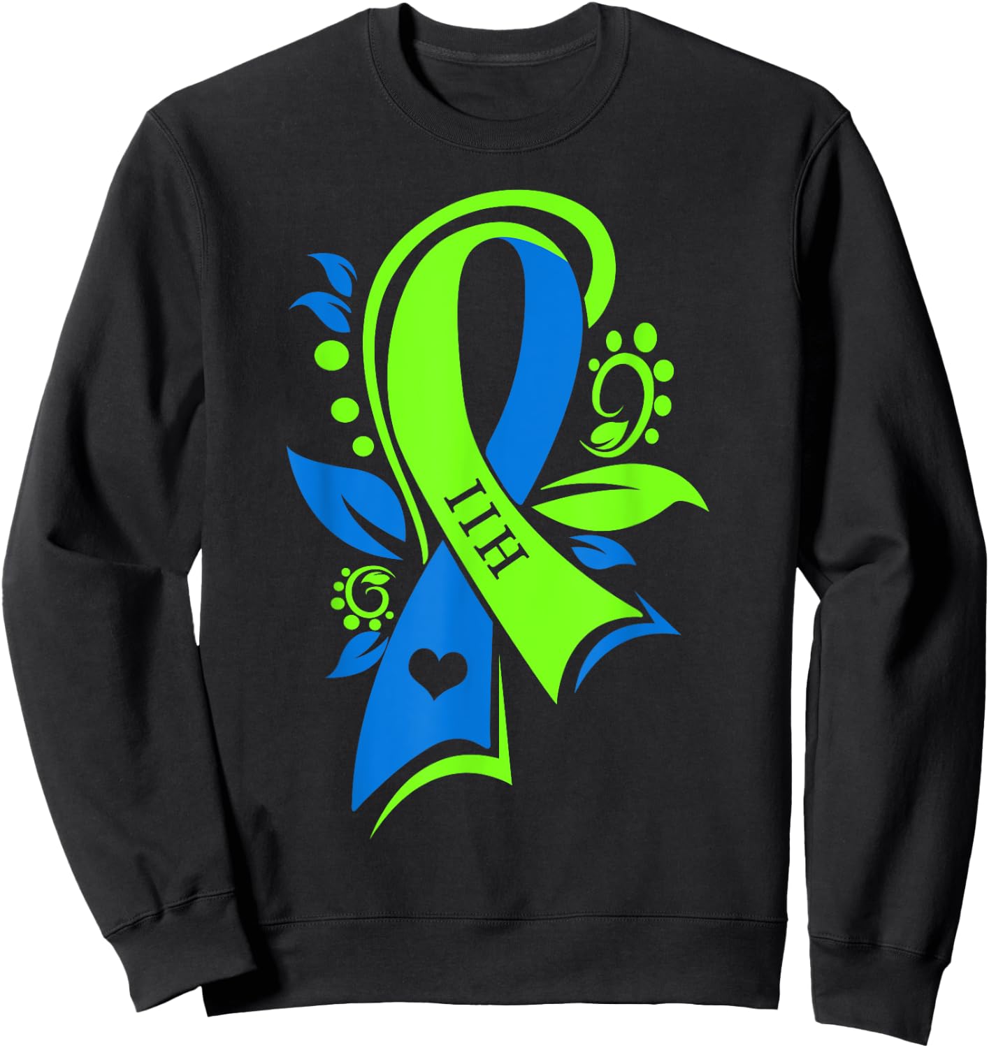IIH Pseudotumor Cerebri Idiopathic Intracranial Hypertension Sweatshirt - Sweatshirt | Black