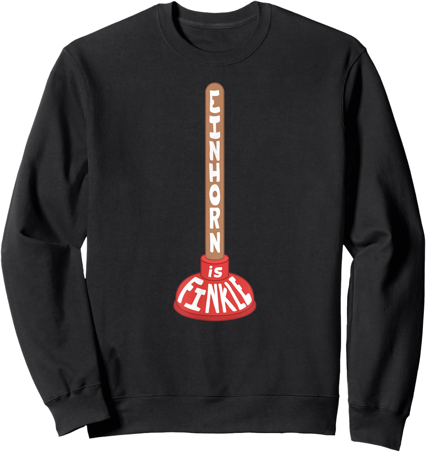 Einhorn is Finkle Ewww Sweatshirt - Sweatshirt | Black