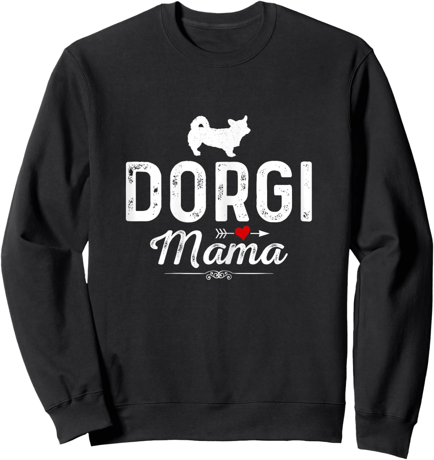 Dorgi Mama funny Dog Mama Best Pet owner Dorgi Mom Women Sweatshirt - Sweatshirt | Black