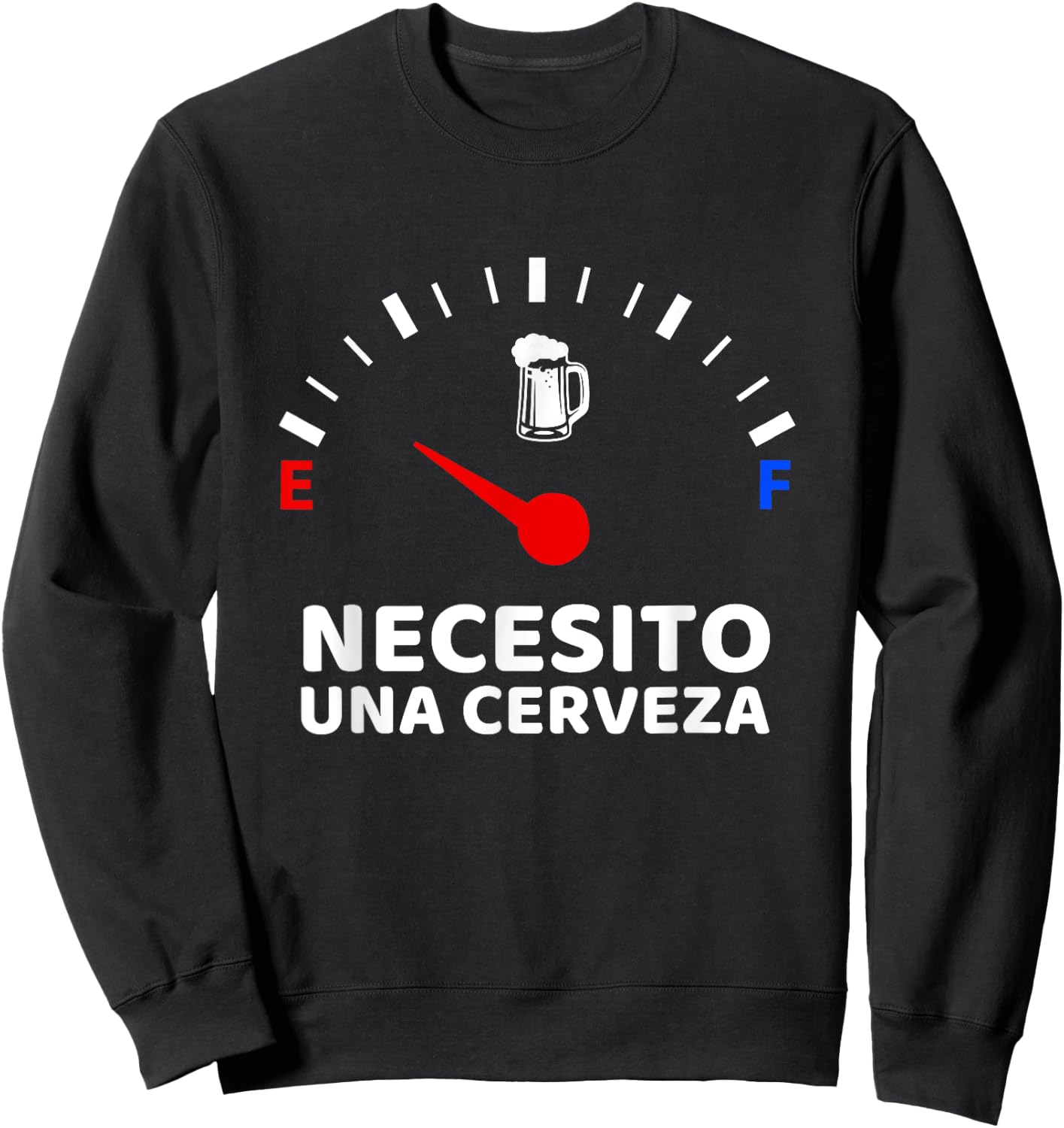 Necesito Una Cerveza Sweatshirt - Sweatshirt | Black