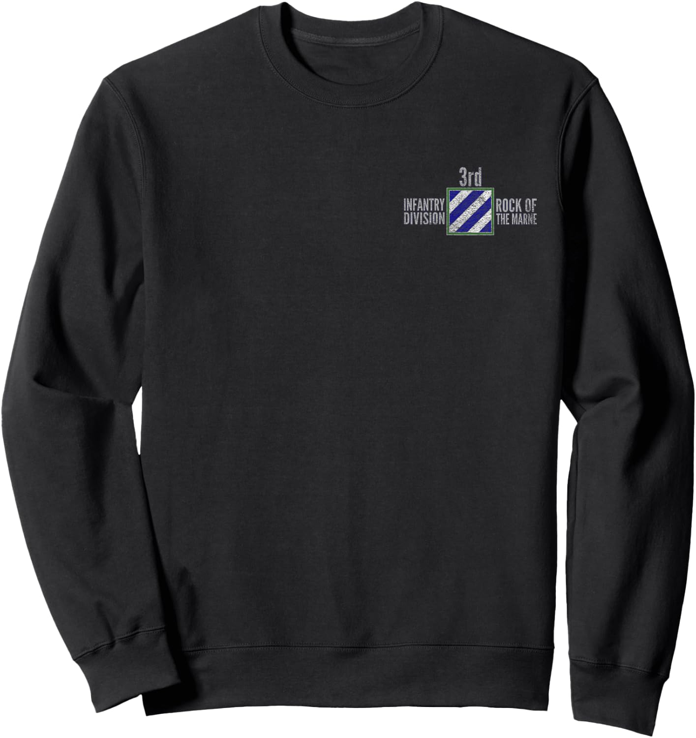 3rd Infantry Division United States Army Rock of the Marne Sweatshirt - Sweatshirt | Black