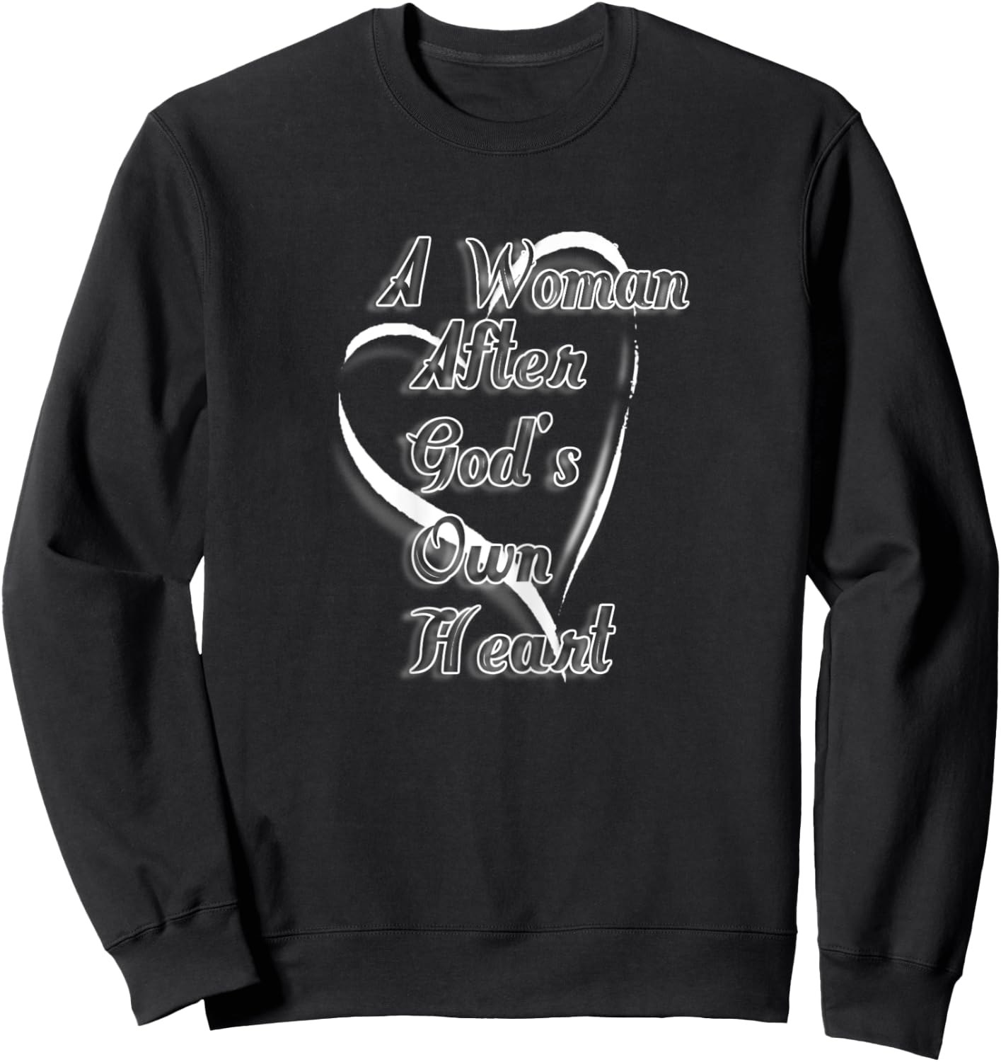 A Woman After God's Heart Sweatshirt - Sweatshirt | Black