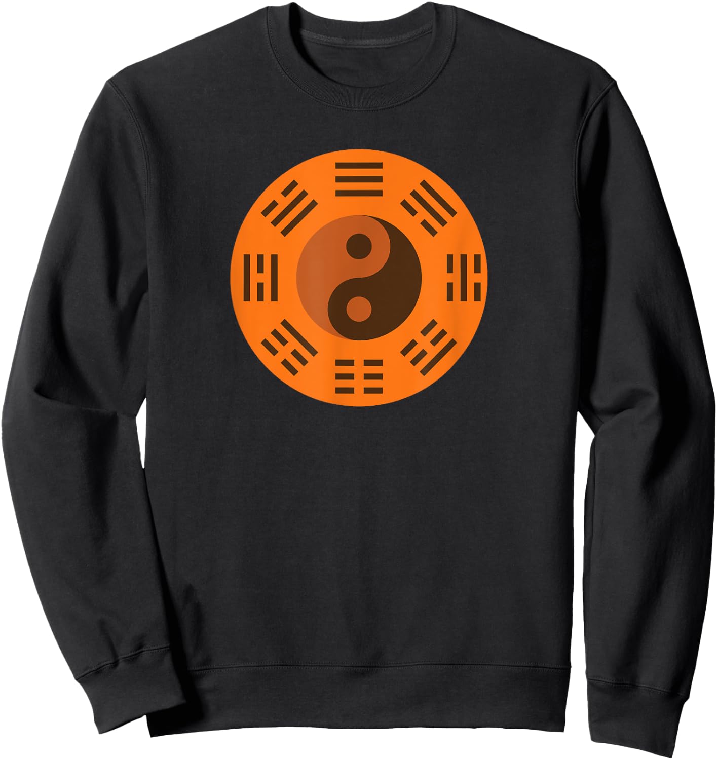 Chinese Bagua Eight Trigrams Earlier Later Heaven Sweatshirt - Sweatshirt | Black