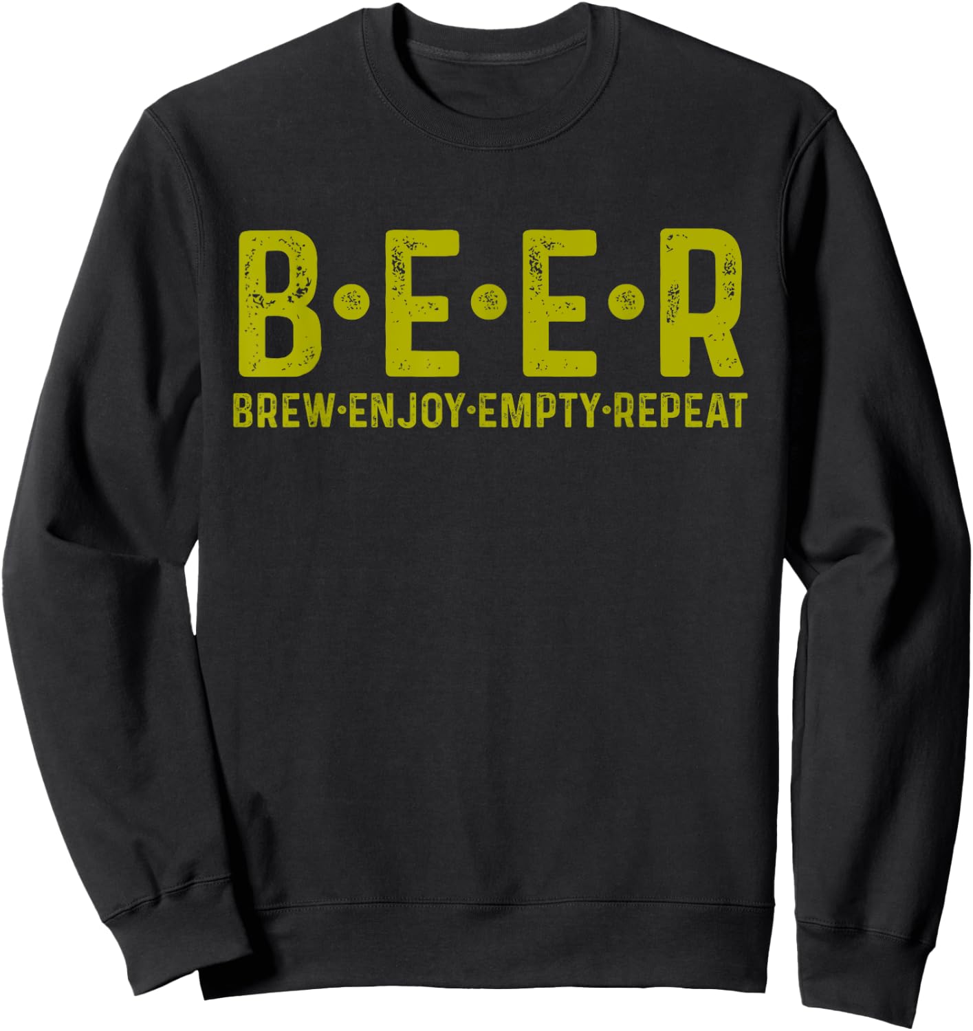 Funny Beer Brewer Craft Brewmaster Gift Sweatshirt - Sweatshirt | Black