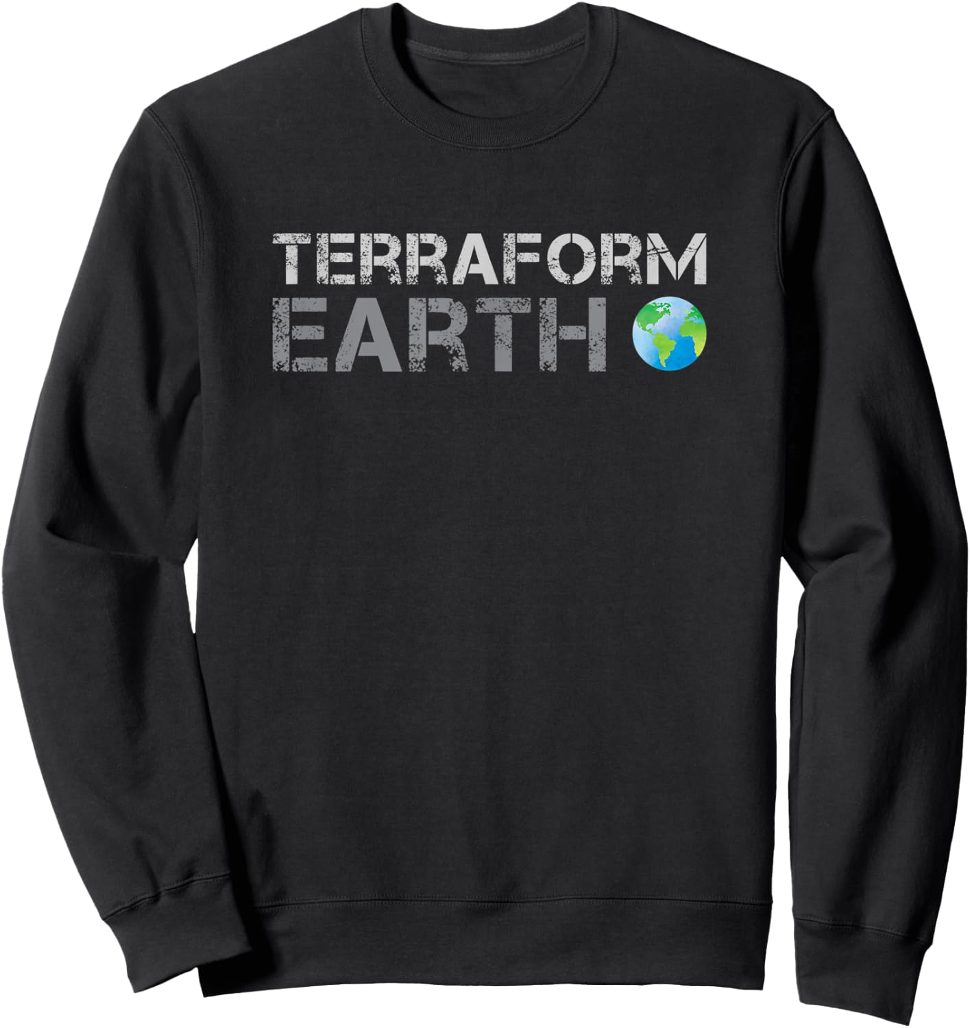 Terraform Earth Sweatshirt - Sweatshirt | Black