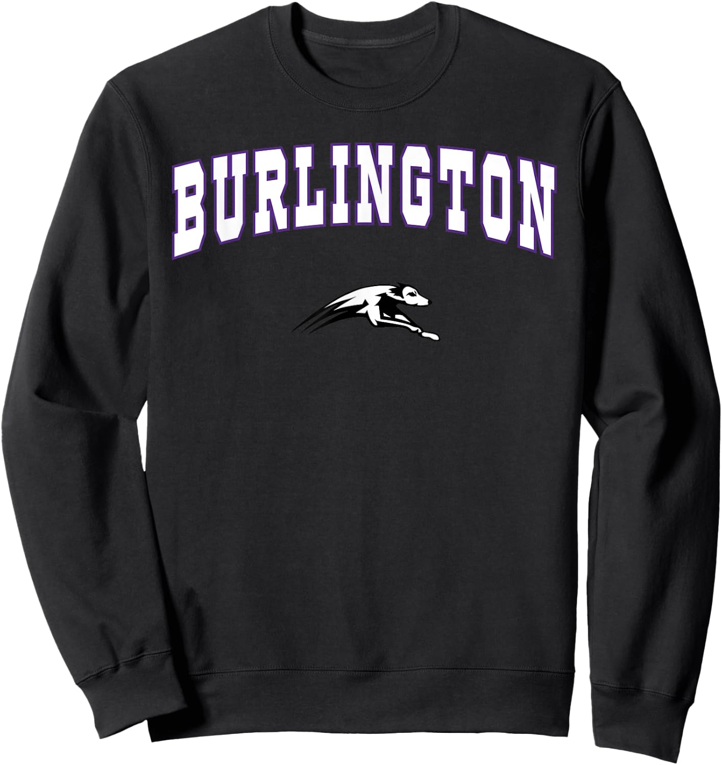 Burlington High School Grayhounds Sweatshirt - Sweatshirt | Black