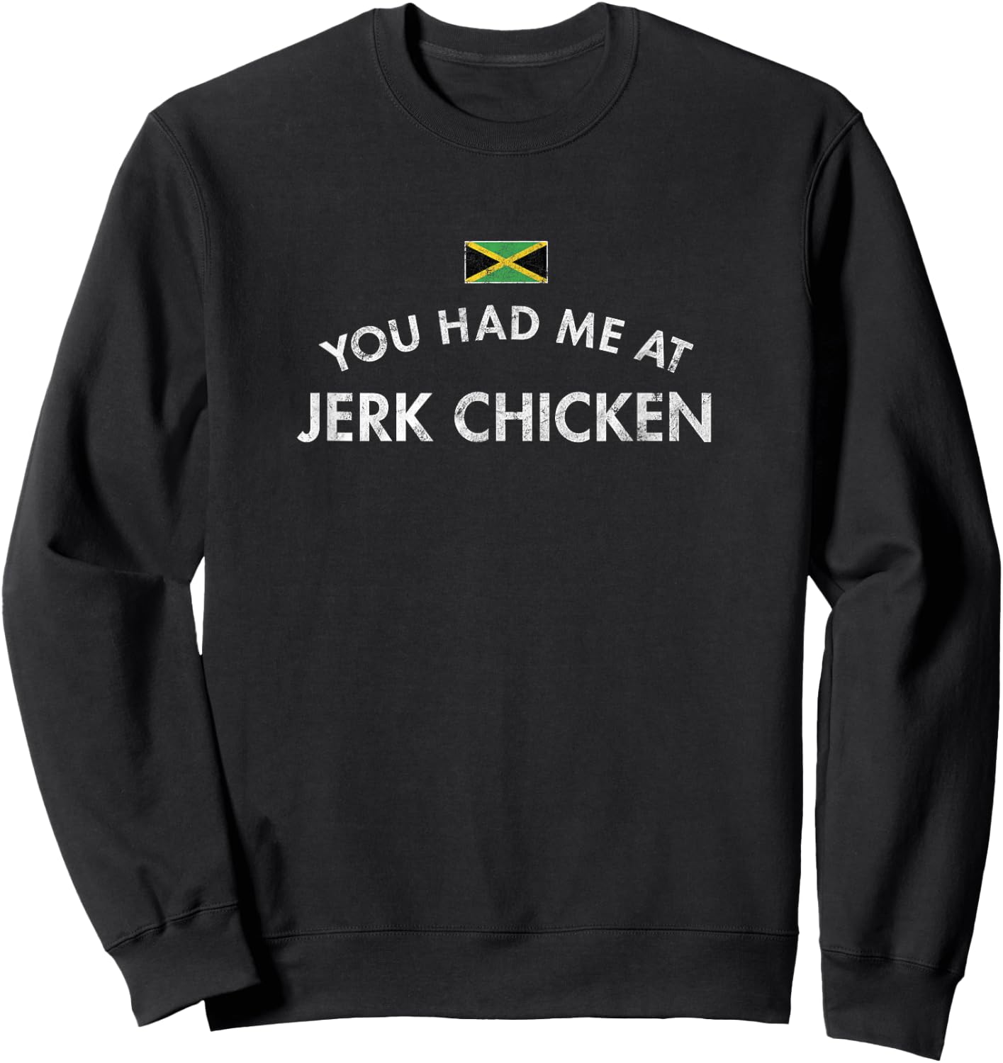 Jamaica Island Chicken Pork Jerk Marinade Seasoning Spice Sweatshirt - Sweatshirt | Black
