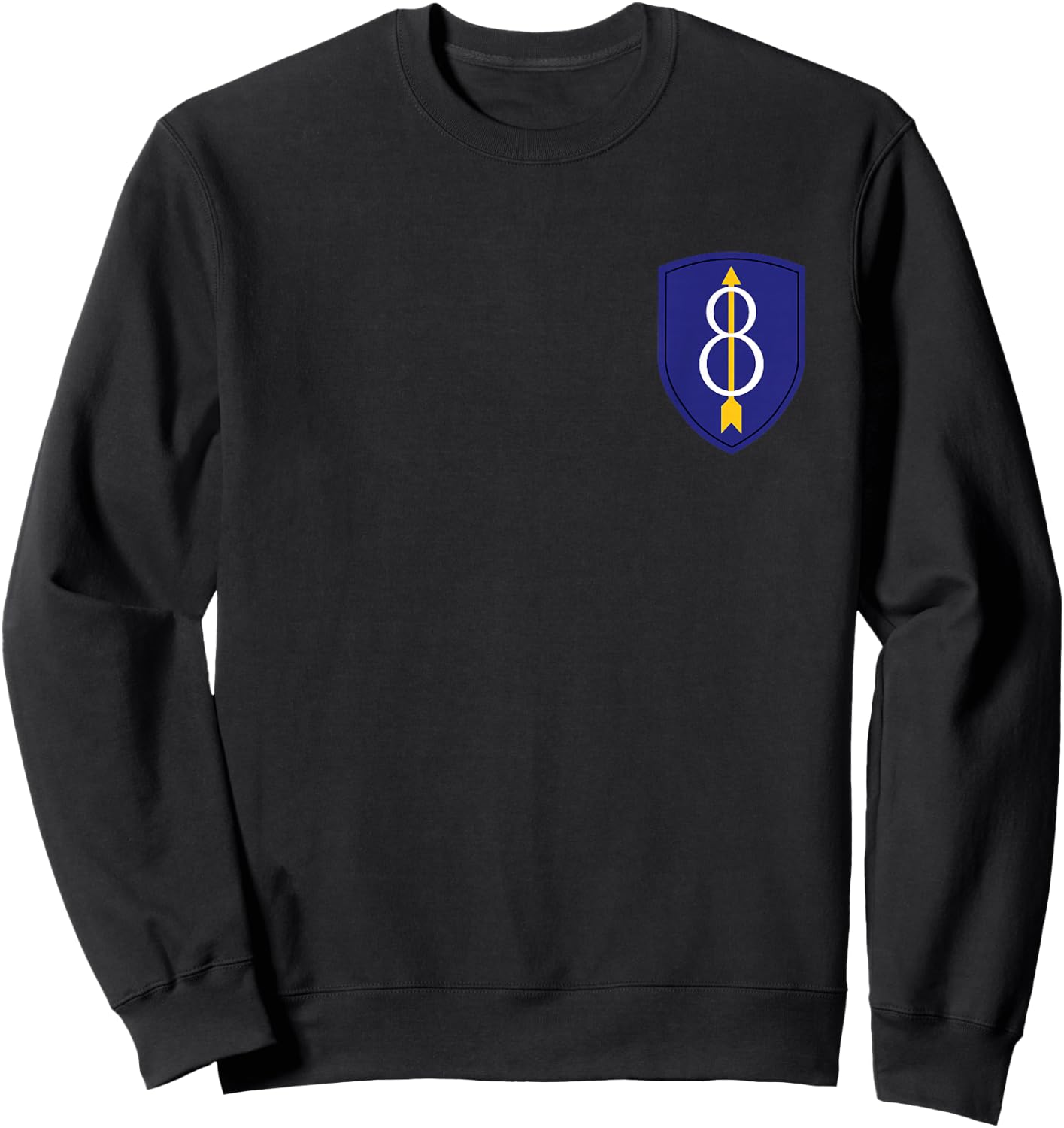 8th Infantry Division United States Army Sweatshirt - Sweatshirt | Black