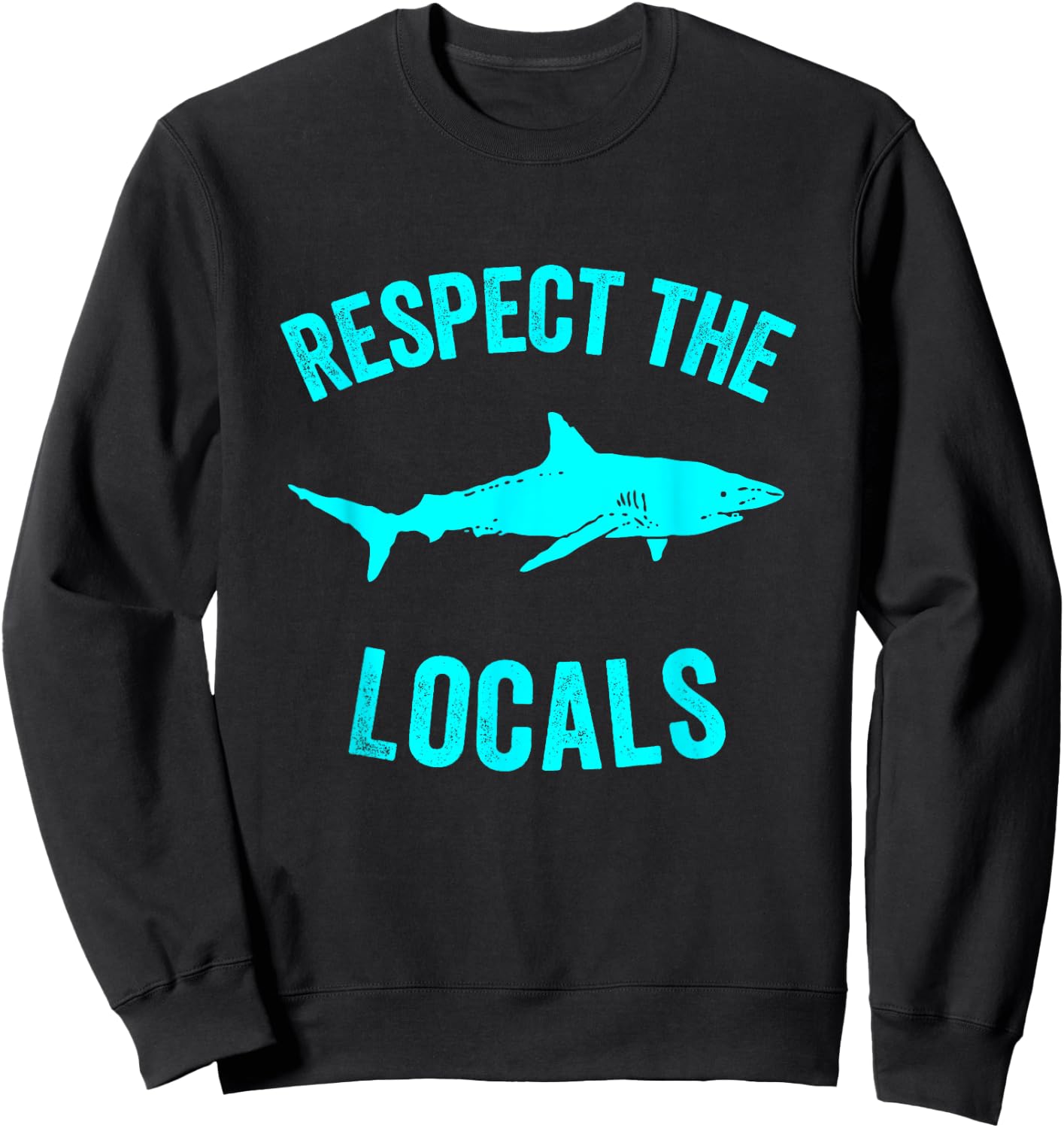 Shark Shirt Women | Shark Ocean Animal Rights Sweatshirt - Sweatshirt | Black