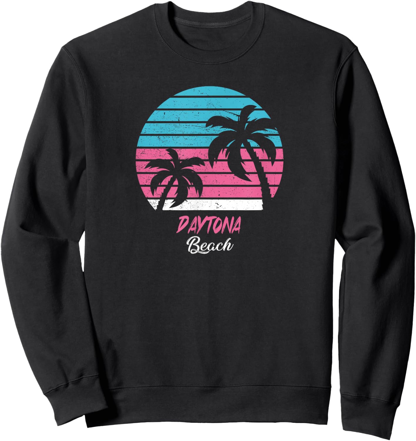 Daytona Souvenir - Beach Reminder Sweatshirt - Sweatshirt | Black