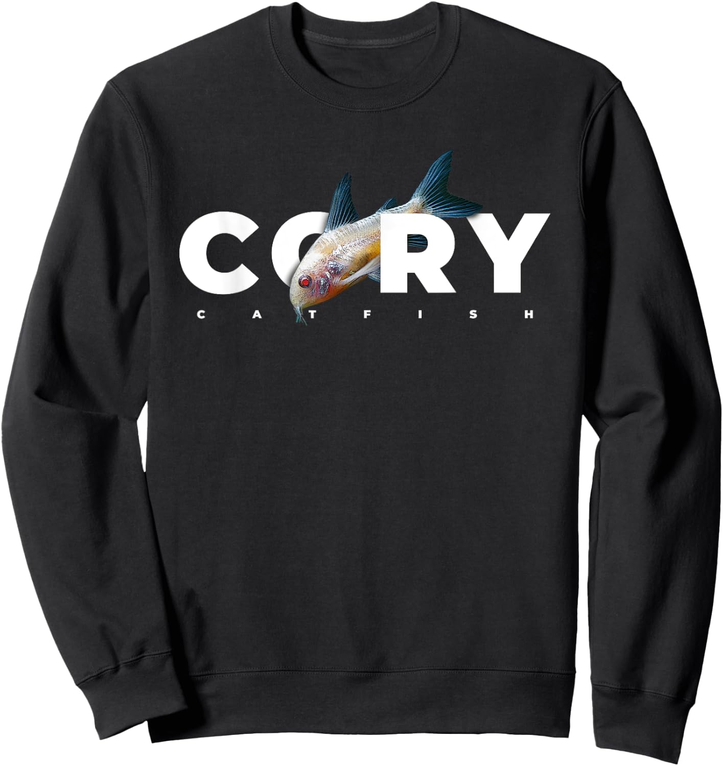 Corydoras Catfish Aquarium Keeper Cory Sweatshirt - Sweatshirt | Black