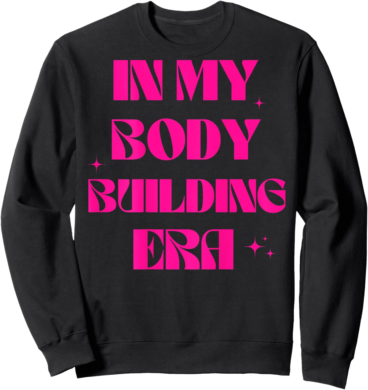 In my bodybuilding era oversized Sweatshirt - Sweatshirt | Black