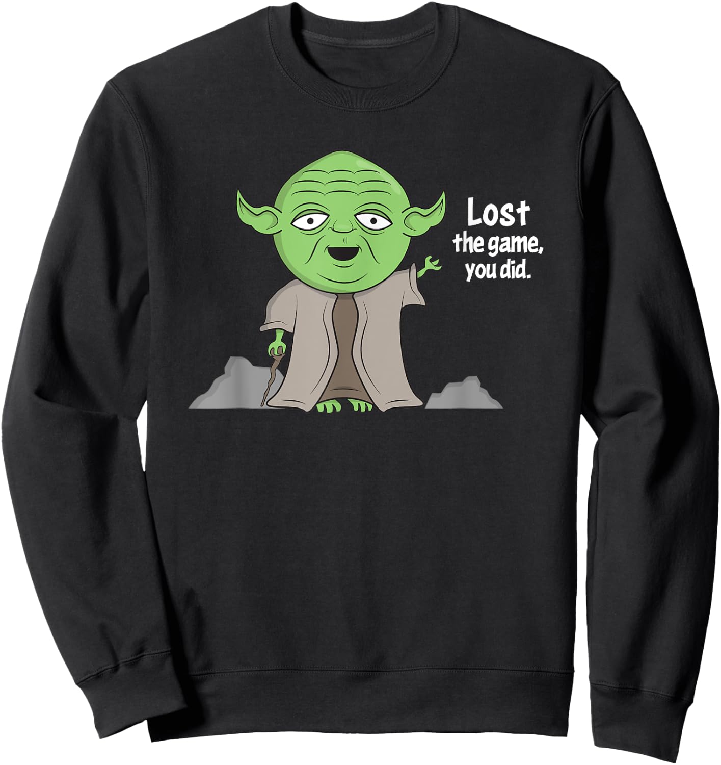 The Game // Thinking About You Just Lost The Game Sweatshirt - Sweatshirt | Black