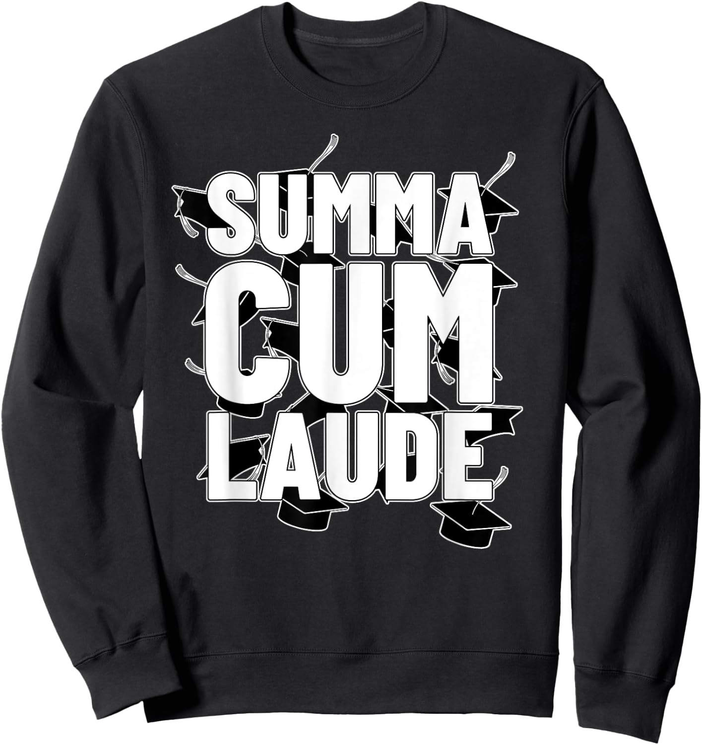 Summa cum laude promotion Sweatshirt - Sweatshirt | Black