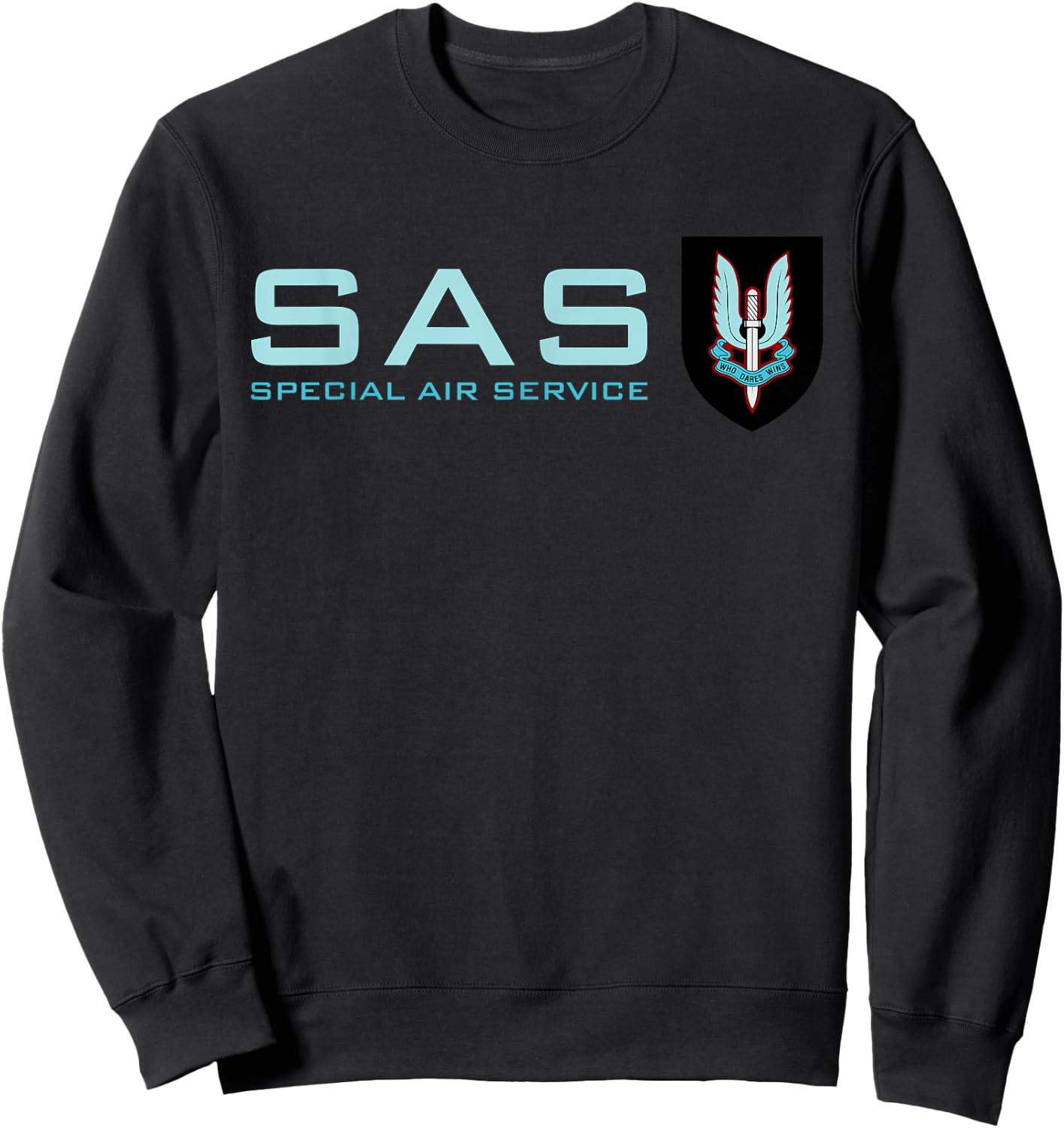 Uk Sas Special Air Service British Army Special Forces Sweatshirt - Sweatshirt | Black