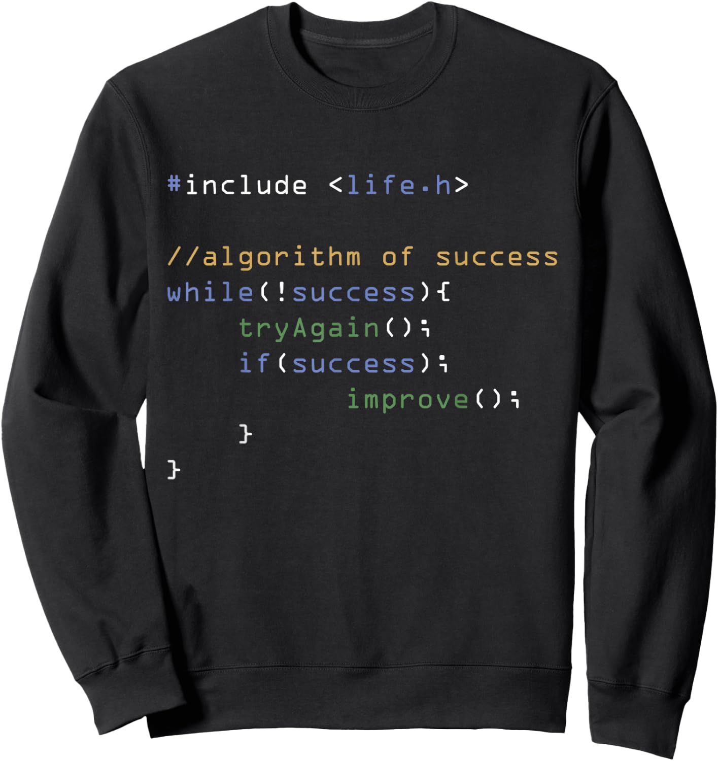 Programming Computer Science Code Algorithm Software Engineer Sweatshirt - Sweatshirt | Black