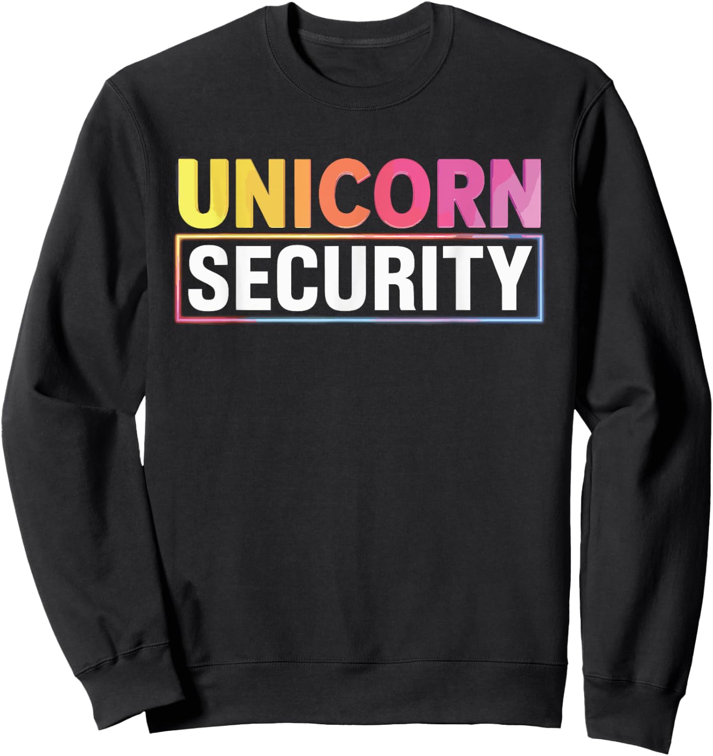 Unicorn Security Sweatshirt - Sweatshirt | Black