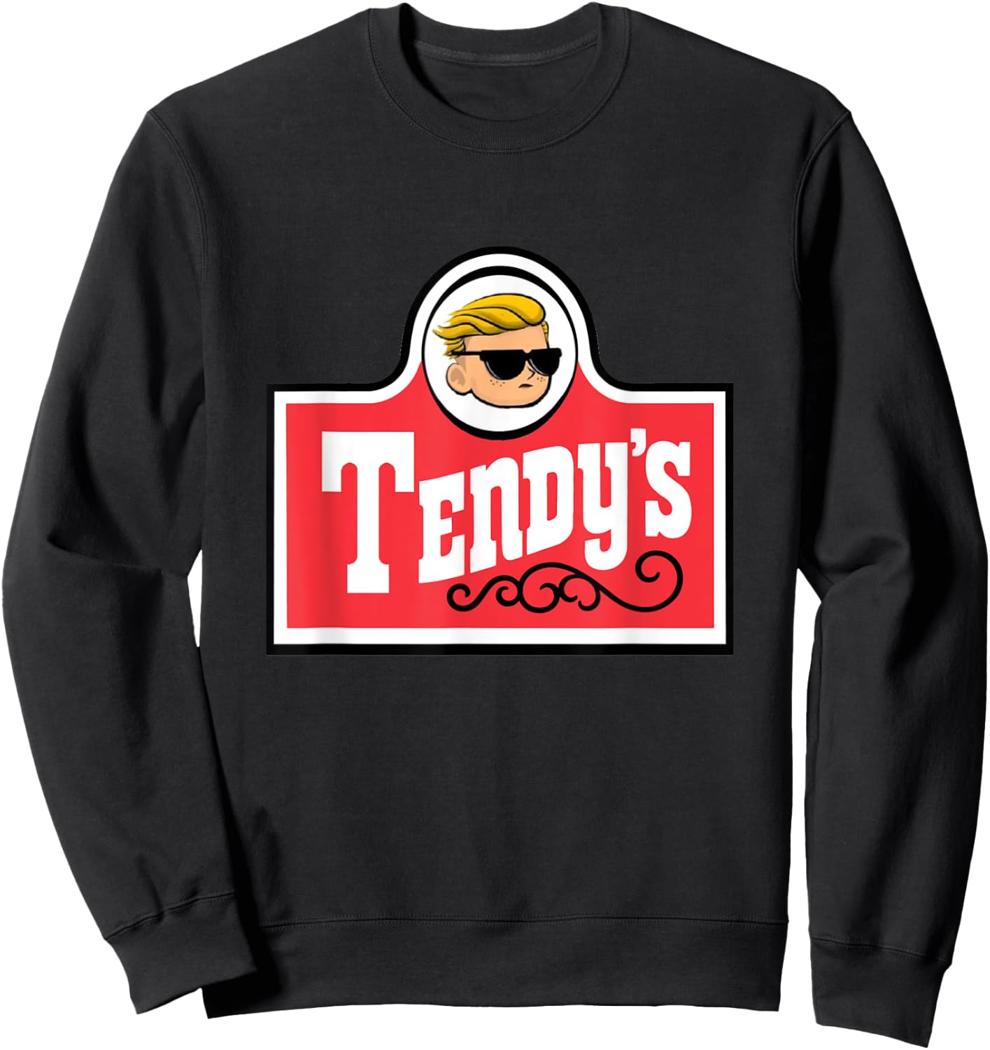 Tendys Funny WSB Tendies Sweatshirt - Sweatshirt | Black