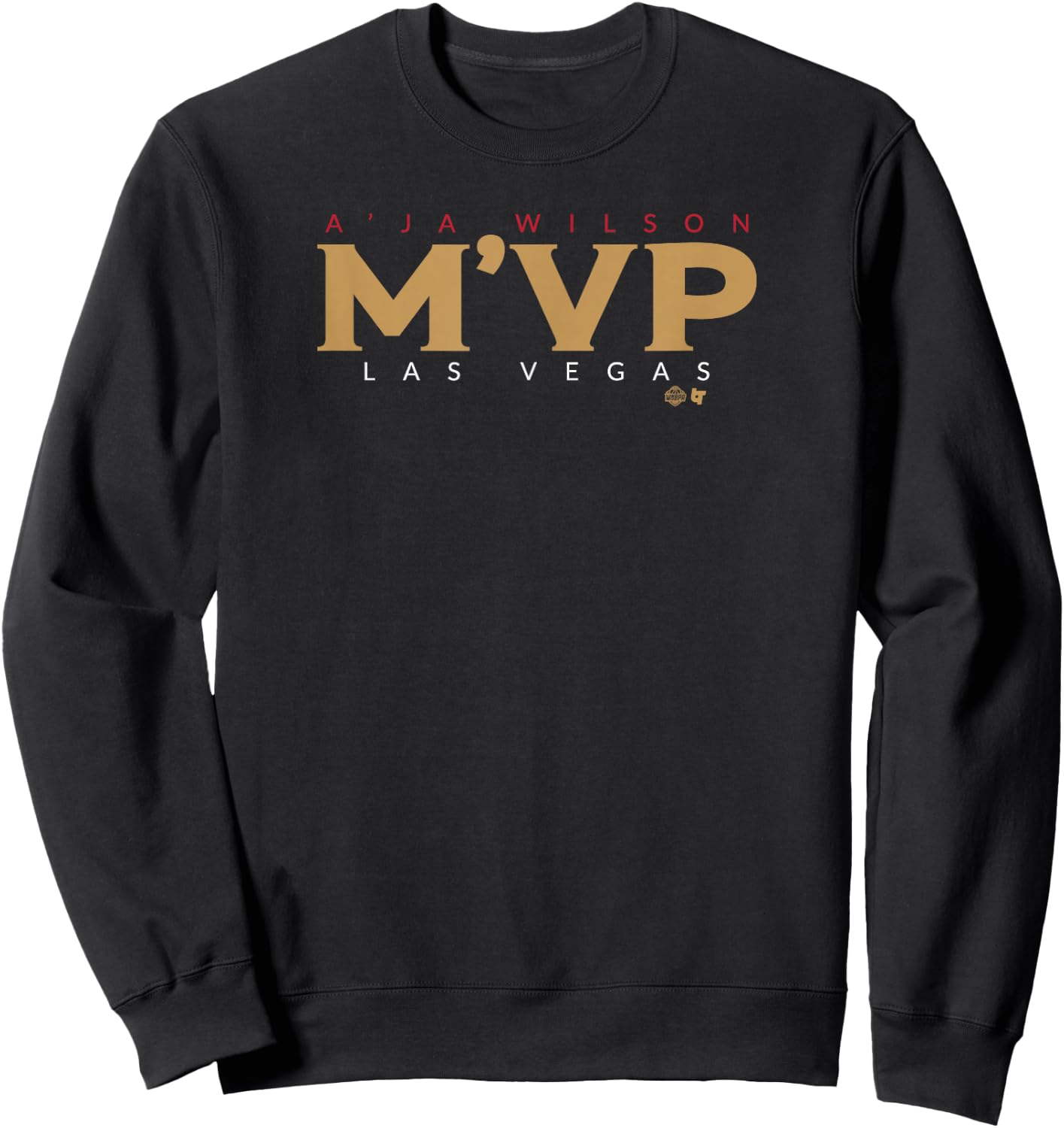 A'ja Wilson MVP - Las Vegas Basketball Sweatshirt - Sweatshirt | Black