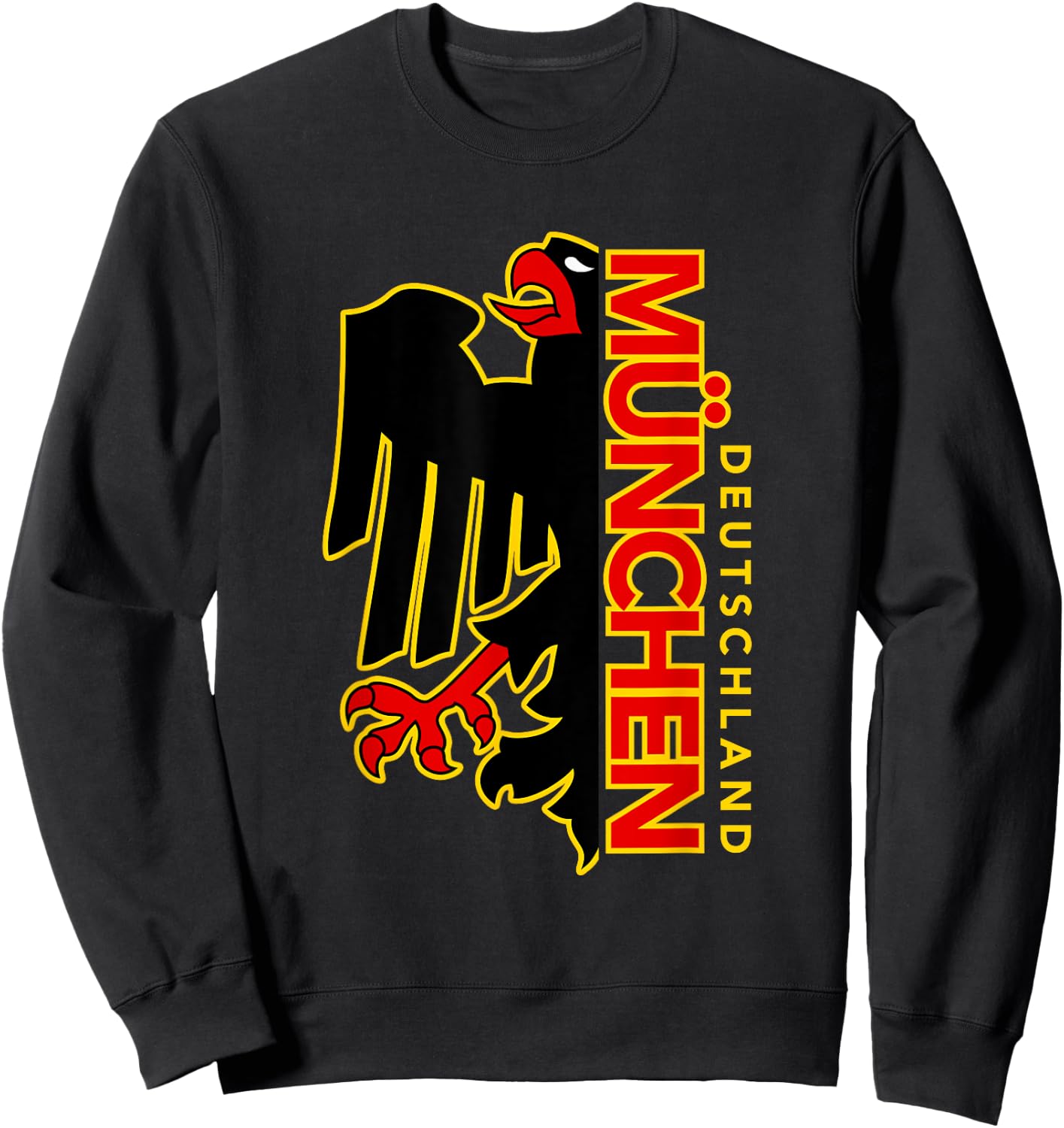 Munich Germany Eagle Sweatshirt - Sweatshirt | Black