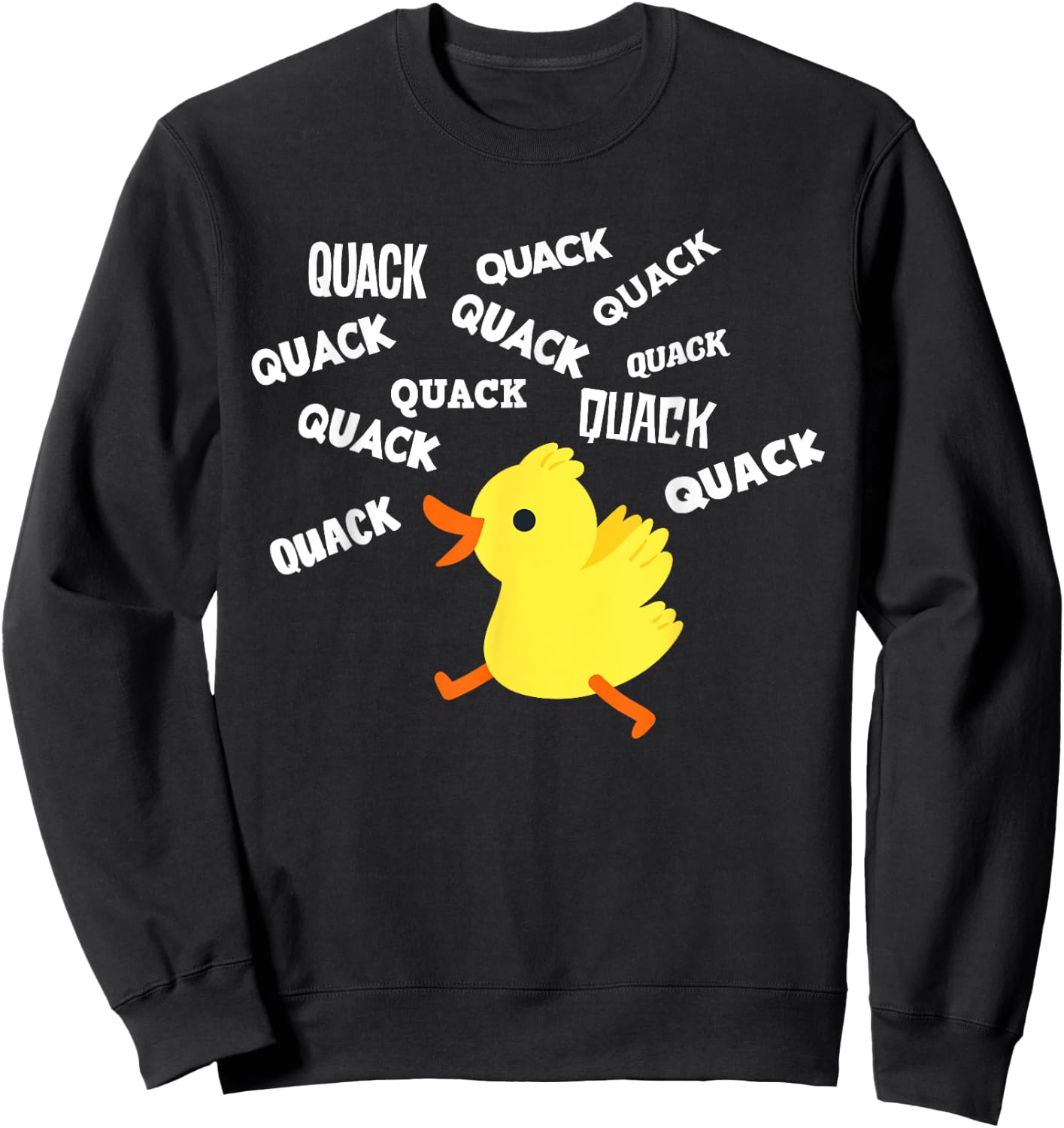 Quack Quack Quack Ducks Owner Farmer Funny Duck Sweatshirt - Sweatshirt | Black